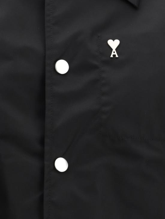 26SS 아미 ADC 나일론 스터드 버튼 자켓 UJK872PA0037 001 Black - AMI