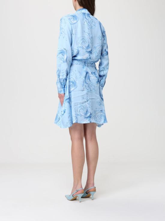 26SS 베르사체 롱 원피스 80HAO911NS757 291 Blue - VERSACE