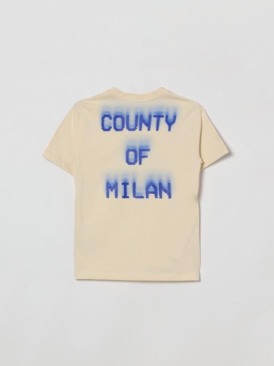 26SS [키즈] 컨트리 오브 밀란 티셔츠 S6CMJBTH056 412 Ivory - COUNTY OF MILAN