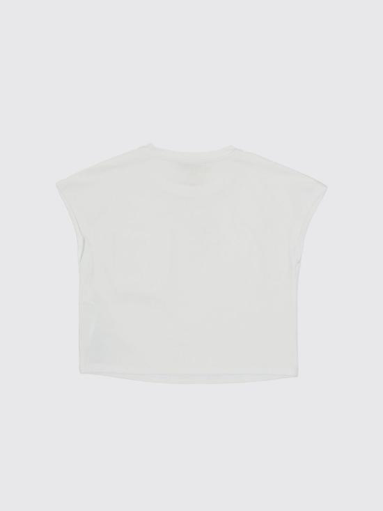 26SS [키즈] 트윈셋 티셔츠 261GJ2Q63 00526 White - TWINSET