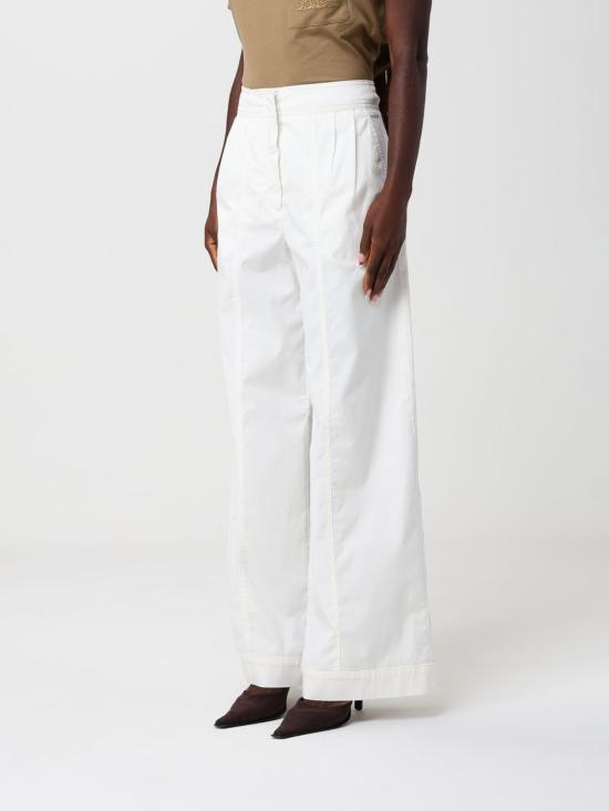 26SS 막스마라 스트레이트 팬츠 2616131017600 004 White - MAX MARA