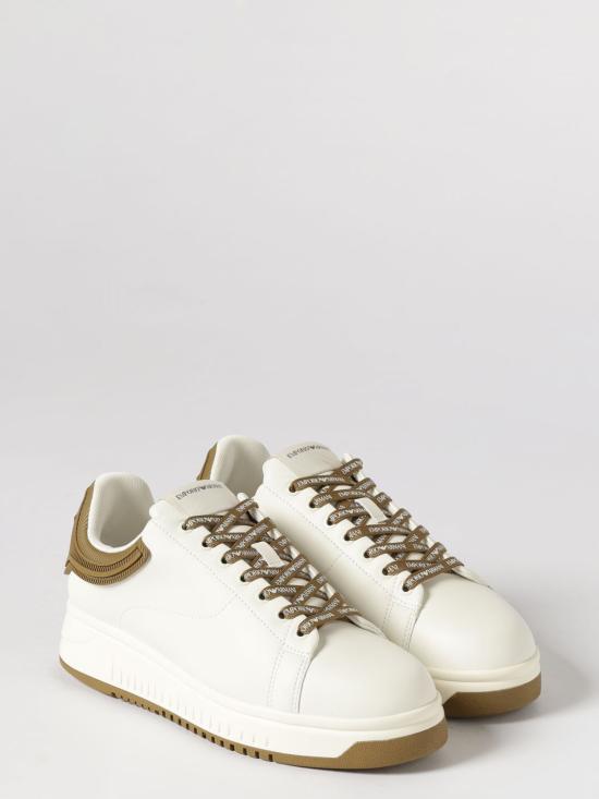 26SS 엠포리오 아르마니 스니커즈 EM003663AF18212 M0362 White - EMPORIO ARMANI