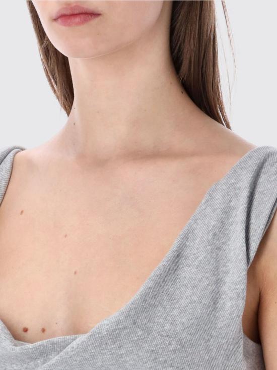 26SS 비비안웨스트우드 민소매 티셔츠 1504000BJ009C P001 Grey - VIVIENNE WESTWOOD