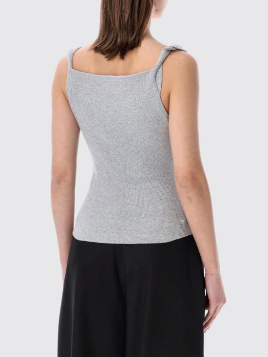 26SS 비비안웨스트우드 민소매 티셔츠 1504000BJ009C P001 Grey - VIVIENNE WESTWOOD