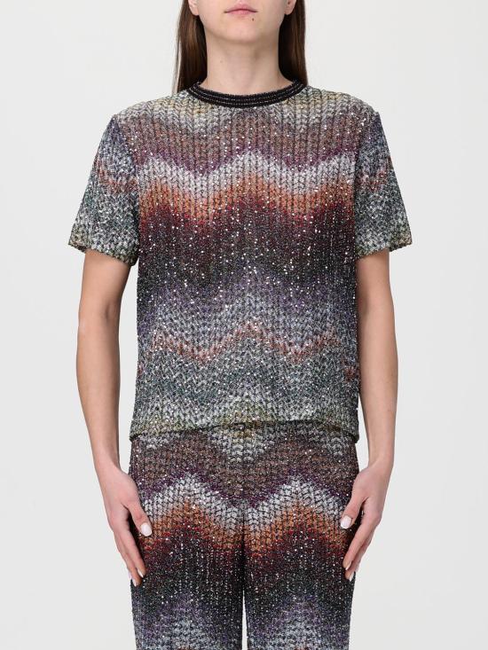 26SS 미소니 반팔 티셔츠 DS26SL00BC005Y S72P0 Multicolor