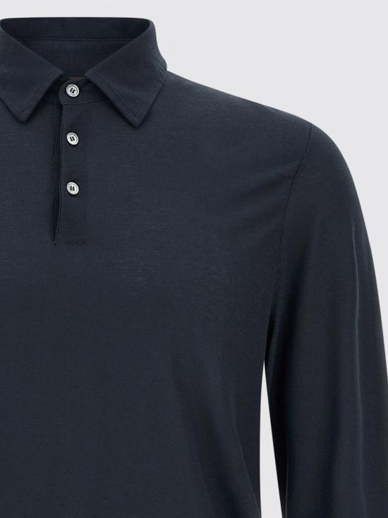 26SS 자노네 폴로 티셔츠 815132ZG380 Z0178 Gnawed Blue - ZANONE