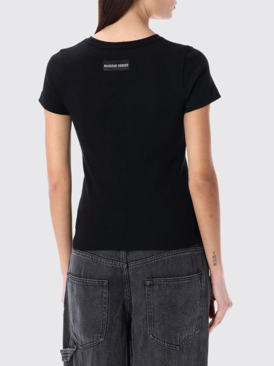 26SS 마린세르 반팔 티셔츠 WTT012ACJER0008 BK99 Black - MARINE SERRE