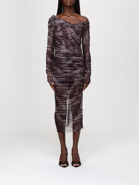 26SS 엘리자베타프랜치 롱 원피스 AB91361E2 644 Brown