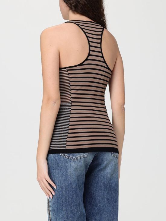 26SS 엘리자베타프랜치 민소매 티셔츠 TK69T61E2 234 Black 1 - ELISABETTA FRANCHI