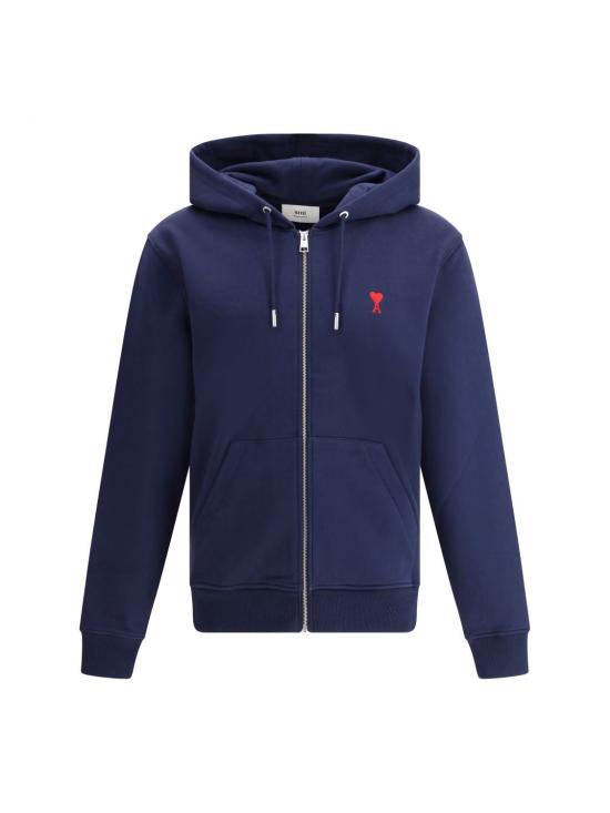 26SS 아미 긴팔 티셔츠 BFUSW435730 430 Blue - AMI