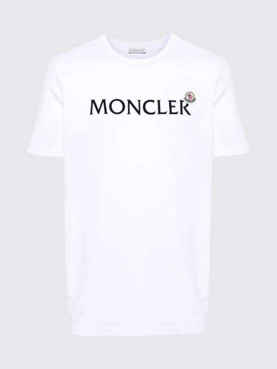 26SS 몽클레어 반팔 티셔츠 L10918C000678390T 001 White