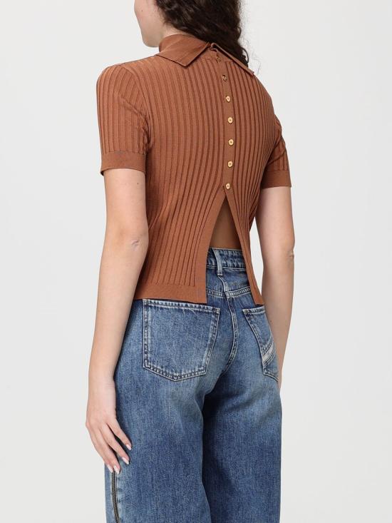 26SS 엘리자베타프랜치 스웨터 MK01S62E2 600 Brown - ELISABETTA FRANCHI