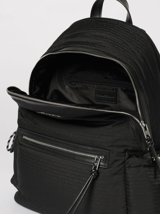 26SS 엠포리오 아르마니 백팩 EM005394AF14637 UC001 Black - EMPORIO ARMANI