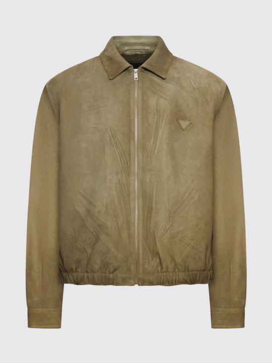 26SS 프라다 스웨이드 자켓 UPW609SOOO18OM F0092 Sage