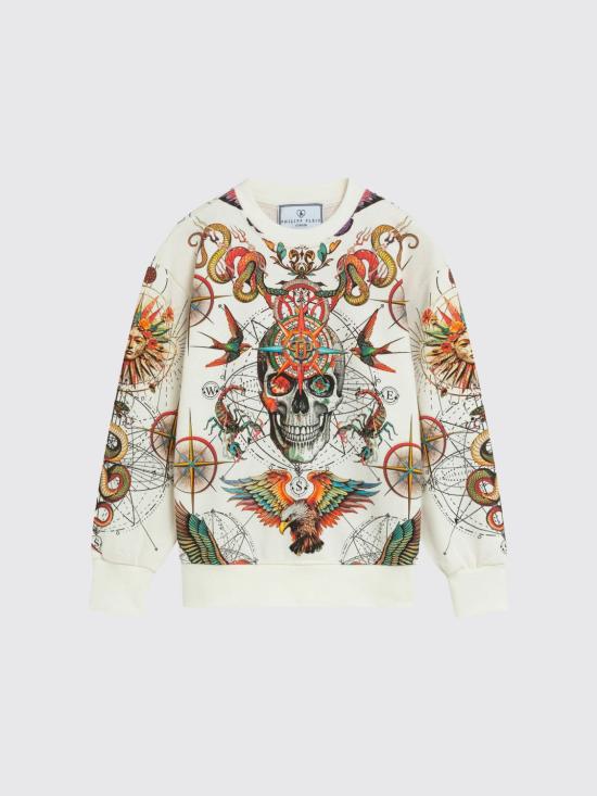 26SS [키즈] 필립 플레인 풀오버 S6PHJBSW032 002 White