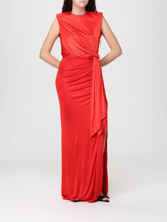 26SS 엘리자베타프랜치 롱 원피스 BO02061E2 H85 Red - ELISABETTA FRANCHI