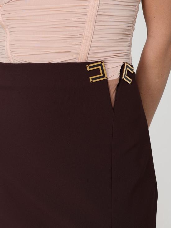 26SS 엘리자베타프랜치 미디 스커트 GO14761E2 644 Brown - ELISABETTA FRANCHI