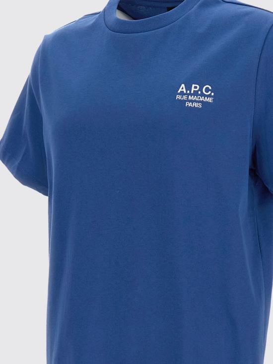 26SS 아페쎄 반팔 티셔츠 COHBUM26388 TIC Blue - A.P.C.