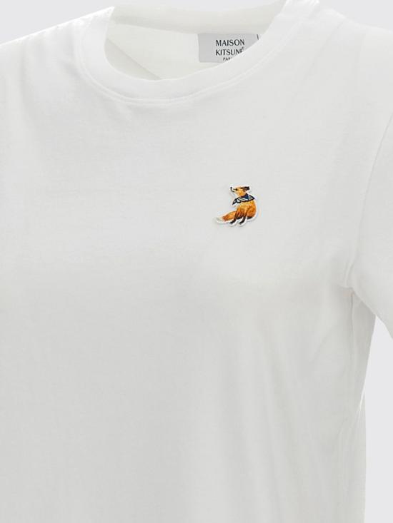 26SS 메종키츠네 드리밍 폭스 레귤러 티셔츠 QW00109KJ7026 P100 White - MAISON KITSUNE