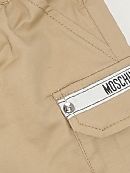 26SS [키즈] 모스키노 쇼츠/버뮤다 MUQ01QLYA02 20829 Beige - MOSCHINO