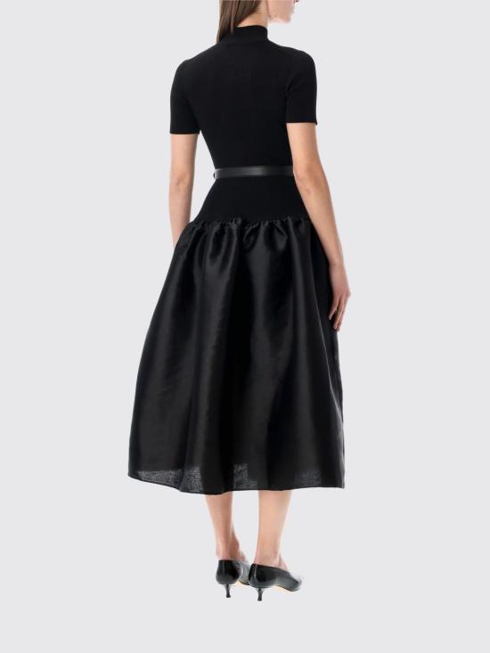 26SS 셀프 포트레이트 롱 원피스 RS26138MB Black - SELF PORTRAIT