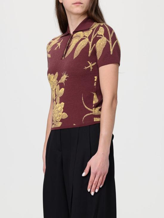 25FW 모스키노 폴로 티셔츠 0924 5410 1106 Brown - MOSCHINO