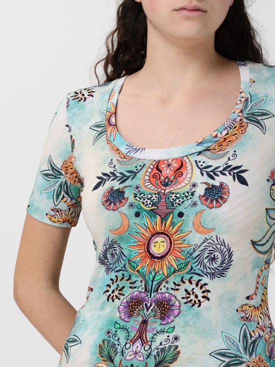 26SS 저스트까발리 반팔 티셔츠 80PAHE02CJ112 R86 Multicolor - JUST CAVALLI