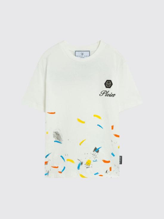 26SS [키즈] 필립 플레인 티셔츠 S6PHJBTH001 002 White