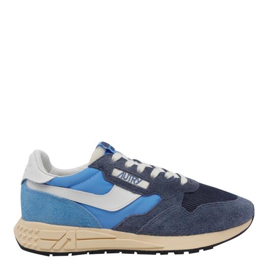 26SS 오트리 릴윈드 로우 나일론 스웨이드 스니커즈 WWLM 3T03 Blue