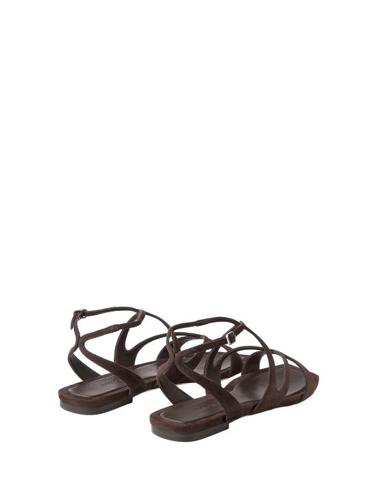 26SS 지미추 샌들 J000176272 AYLA FLAT SUECHOCOLATE - JIMMY CHOO