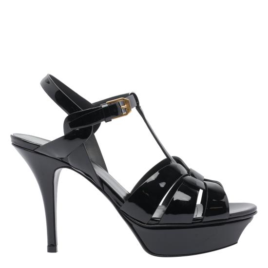 26SS 생로랑 트리뷰트 플랫폼 샌들 315490 AAAOW1000 Black