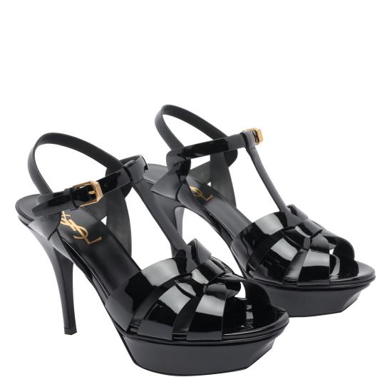 26SS 생로랑 트리뷰트 플랫폼 샌들 315490 AAAOW1000 Black - SAINT LAURENT