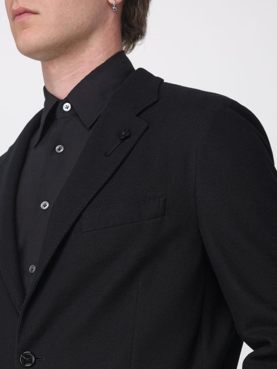 26SS 라르디니 수트 세트 PA690E92 PAJ66052 999 BLACK DOM - LARDINI