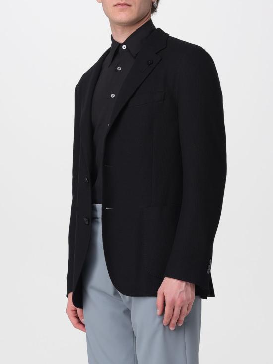 26SS 라르디니 수트 세트 PA690E92 PAJ66052 999 BLACK DOM - LARDINI