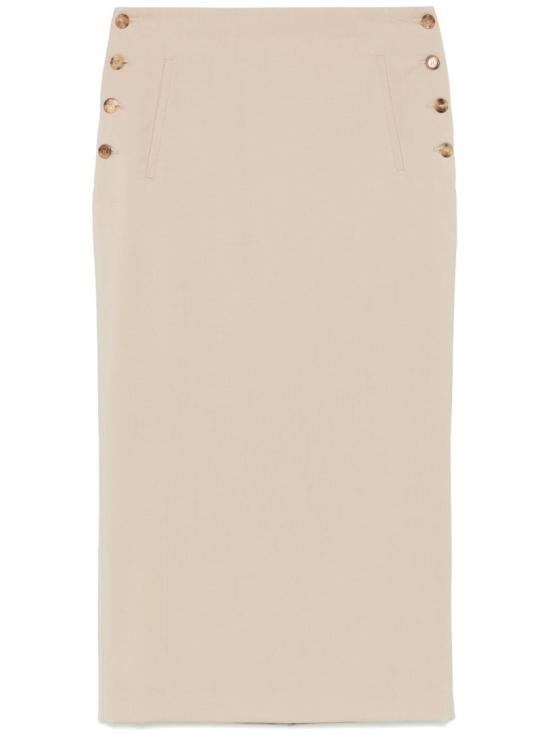  모스키노 미디 스커트 V0127 0517 0020 Neutrals