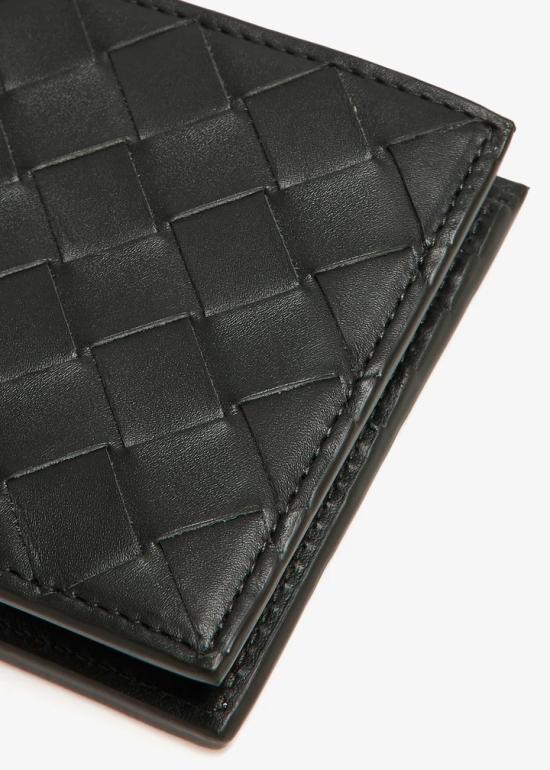 26SS 보테가베네타 인트레치아토 반지갑 743211VCPQ43009 Black - BOTTEGA VENETA