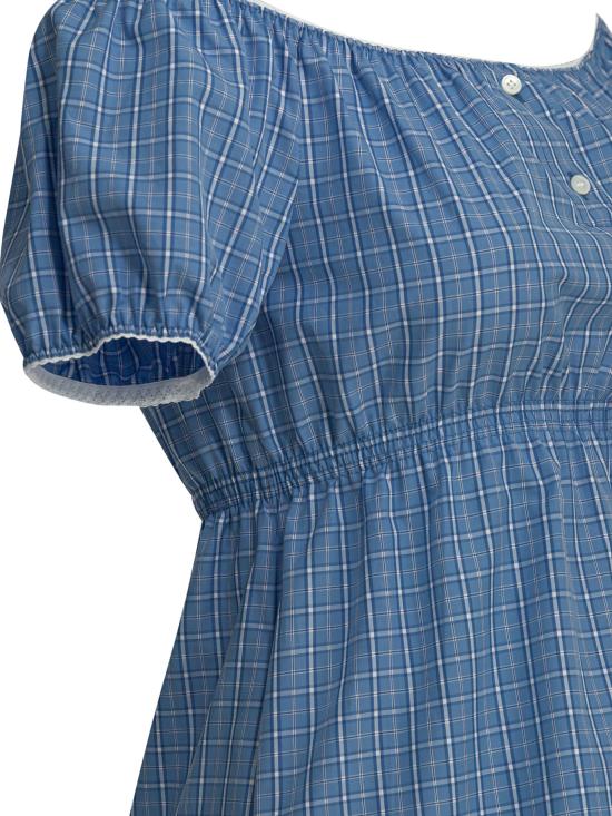 26SS 미우미우 미디 원피스 MF6225183AF0076 S OOO Light blue - MIU MIU