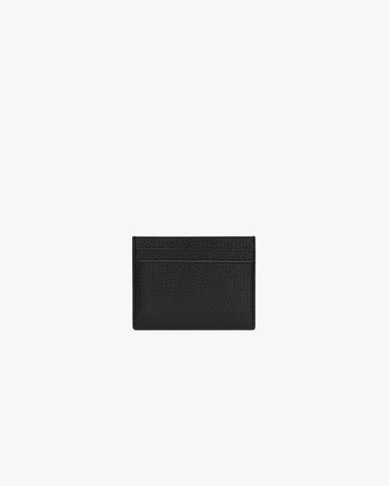 26SS 생로랑 타이니 카산드라 카드 케이스 그레인드 레더 847951AAELP1000 Black - SAINT LAURENT