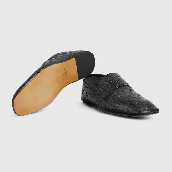 26SS 구찌 로퍼 867510AAGFT1000 Black - GUCCI