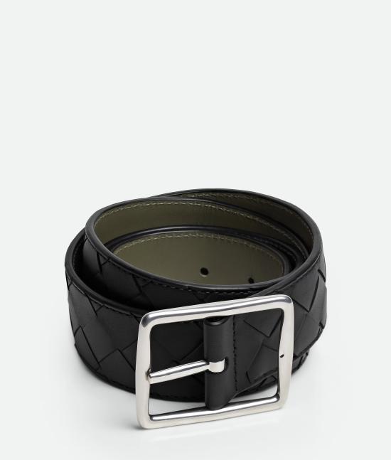 26SS 보테가베네타 가죽 벨트 855888VCPQ11239 Black