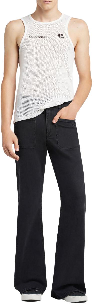 26SS 쿠레쥬 민소매 티셔츠 126JDE041JS00690001 WHITE - COURREGES