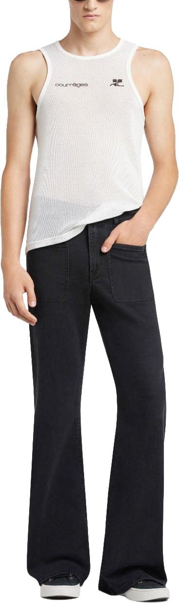 26SS 쿠레쥬 민소매 티셔츠 126JDE041JS00690001 WHITE - COURREGES