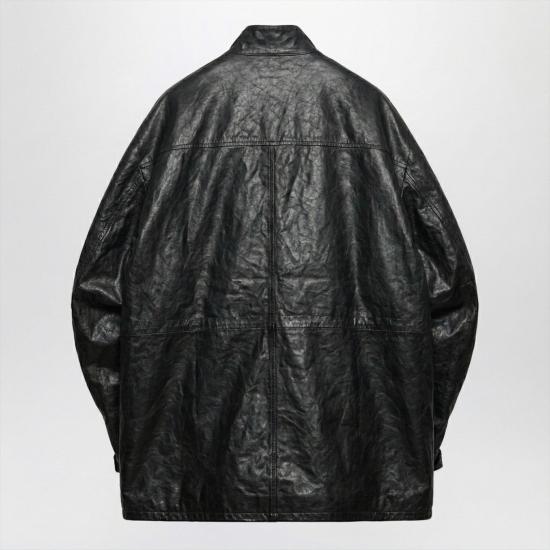 26SS 프라다 가죽 자켓 56A242OOO180O Black - PRADA