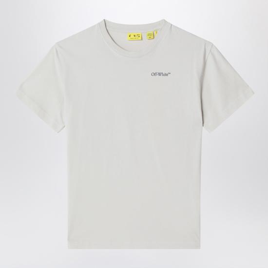 26SS [키즈] 오프화이트 반팔 티셔츠 OBAA002S26JER00B White