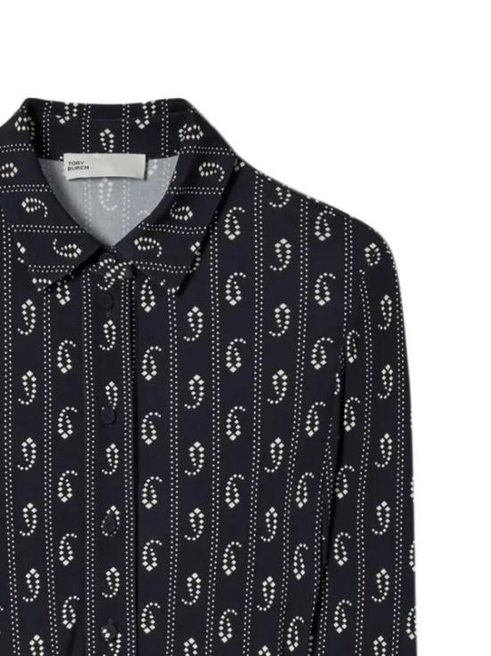 25FW 토리버치 롱 원피스 176391 476 NAVY - TORY BURCH