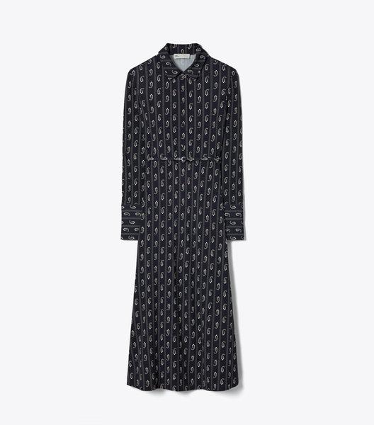 25FW 토리버치 롱 원피스 176391 476 NAVY