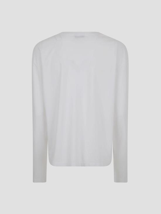 26SS 토템 반팔 티셔츠 253WRT0588FB0419 047 WHITE - TOTEME