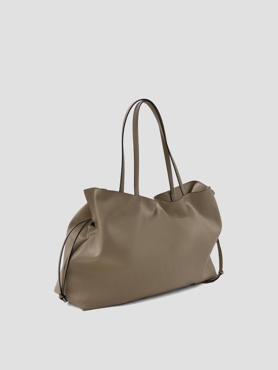 26SS 토리버치 엘라 나투라 엠보스드 토트 백 178767 251 LIGHT STONE - TORY BURCH