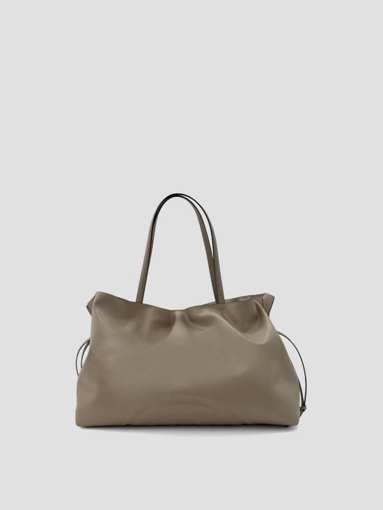26SS 토리버치 엘라 나투라 엠보스드 토트 백 178767 251 LIGHT STONE - TORY BURCH
