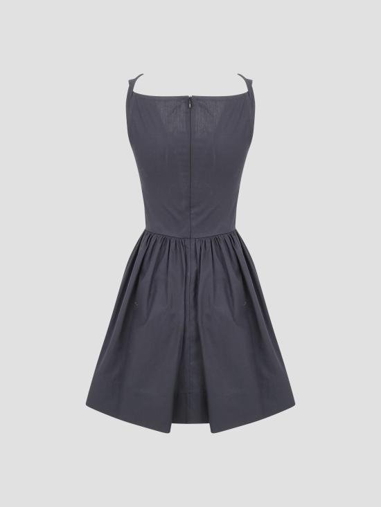 26SS 비비안웨스트우드 미디 원피스 1101039HW009Q N401 BLACK - VIVIENNE WESTWOOD